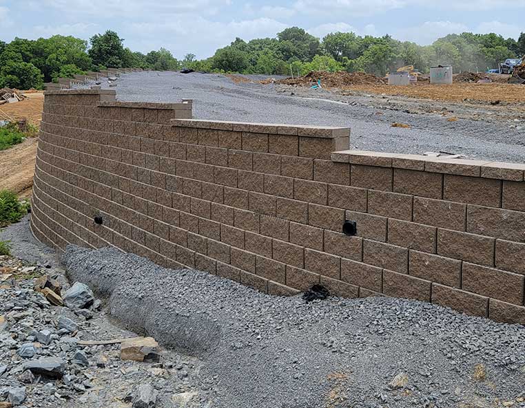 Retaining Wall | Grade A Construction, Juliet, TN